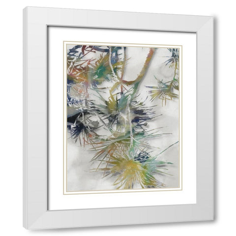 Pandan Beach White Modern Wood Framed Art Print with Double Matting by Urban Road