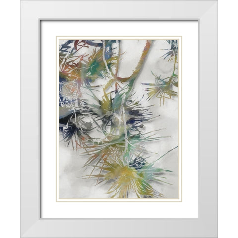 Pandan Beach White Modern Wood Framed Art Print with Double Matting by Urban Road
