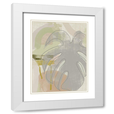 Subtropica II  White Modern Wood Framed Art Print with Double Matting by Urban Road