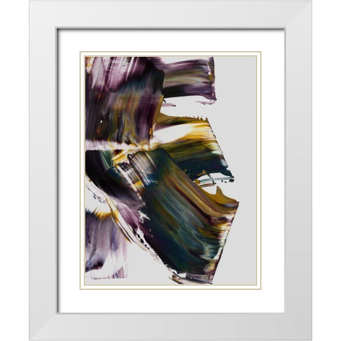 Tallevera White Modern Wood Framed Art Print with Double Matting by Urban Road