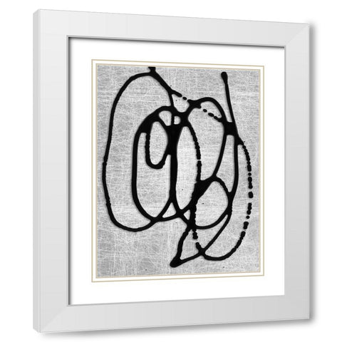 Duality I White Modern Wood Framed Art Print with Double Matting by Urban Road