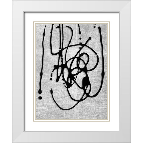 Duality II  White Modern Wood Framed Art Print with Double Matting by Urban Road