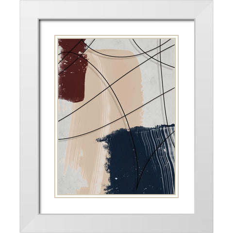 French Quarter I White Modern Wood Framed Art Print with Double Matting by Urban Road
