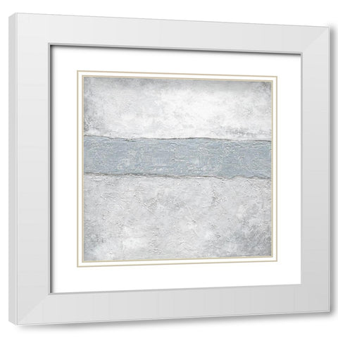 Grey Daze Art Print White Modern Wood Framed Art Print with Double Matting by Urban Road