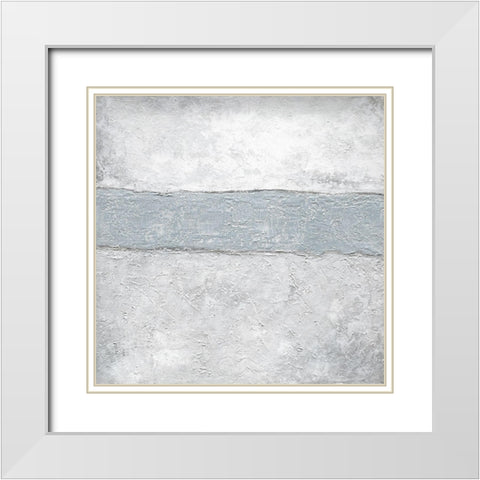 Grey Daze Art Print White Modern Wood Framed Art Print with Double Matting by Urban Road