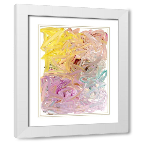 Soprano White Modern Wood Framed Art Print with Double Matting by Urban Road