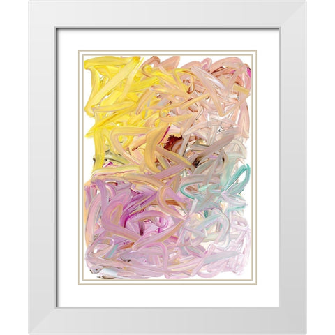 Soprano White Modern Wood Framed Art Print with Double Matting by Urban Road