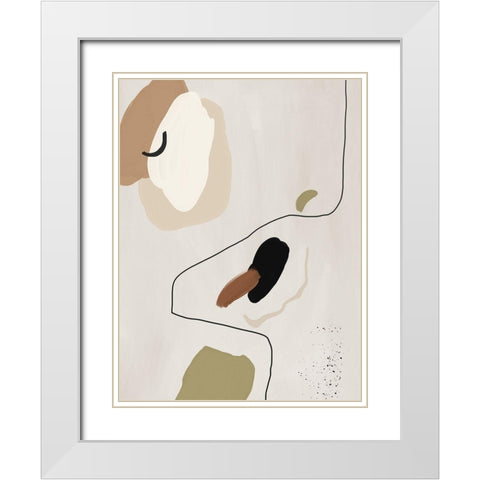 To the Wire I White Modern Wood Framed Art Print with Double Matting by Urban Road