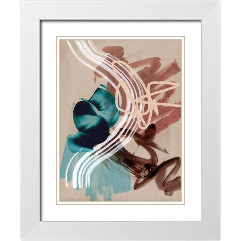 Messy Thoughts I White Modern Wood Framed Art Print with Double Matting by Urban Road