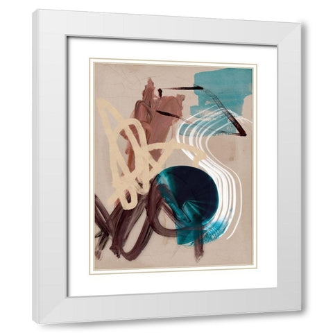 Messy Thoughts II White Modern Wood Framed Art Print with Double Matting by Urban Road