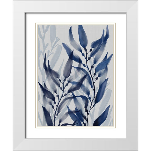 Shelter Island II White Modern Wood Framed Art Print with Double Matting by Urban Road