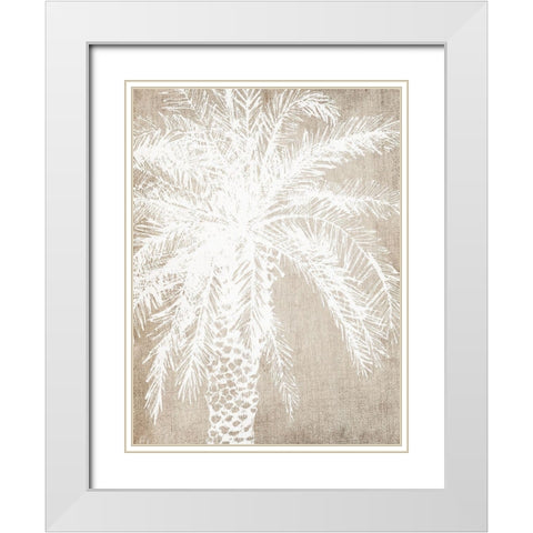 Canary Island I White Modern Wood Framed Art Print with Double Matting by Urban Road