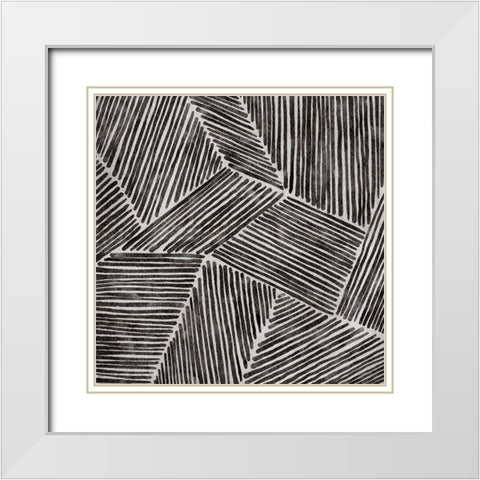 Infinite White Modern Wood Framed Art Print with Double Matting by Urban Road