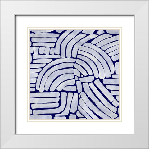 Arching Echoes II White Modern Wood Framed Art Print with Double Matting by Urban Road