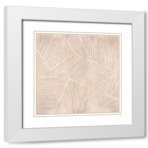 Infinite IV White Modern Wood Framed Art Print with Double Matting by Urban Road