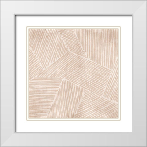 Infinite IV White Modern Wood Framed Art Print with Double Matting by Urban Road