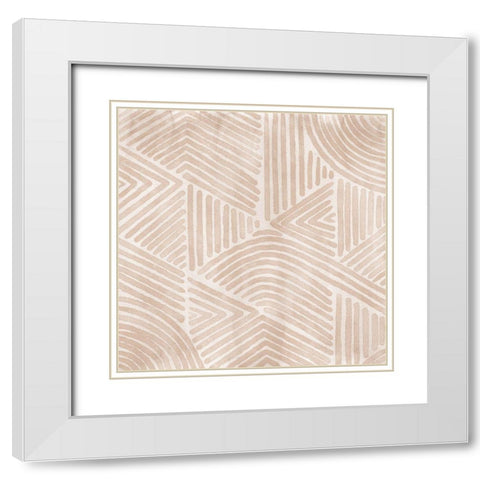 On Repeat IV White Modern Wood Framed Art Print with Double Matting by Urban Road