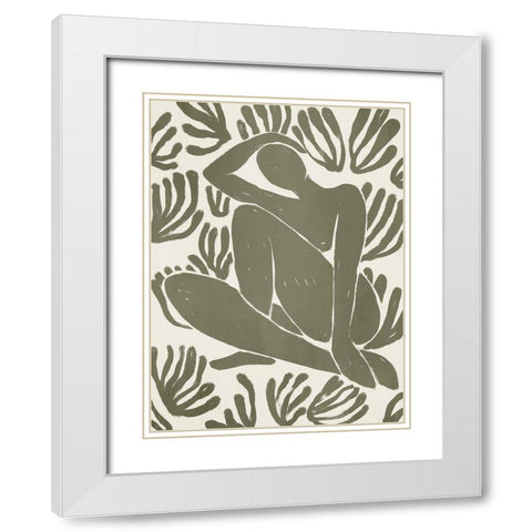 Self-Care I White Modern Wood Framed Art Print with Double Matting by Urban Road