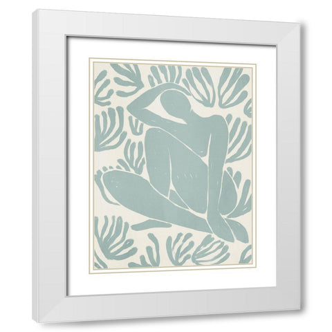 Wholeness I White Modern Wood Framed Art Print with Double Matting by Urban Road