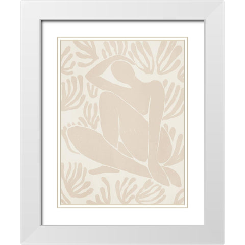 Haleness I White Modern Wood Framed Art Print with Double Matting by Urban Road