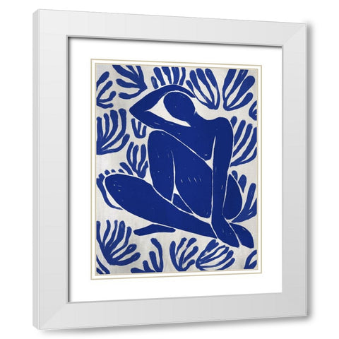 Wholeness II White Modern Wood Framed Art Print with Double Matting by Urban Road