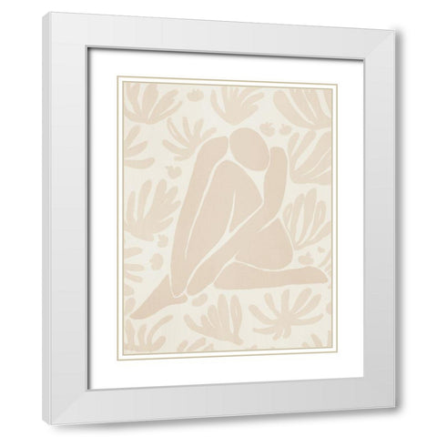 Self-Care V White Modern Wood Framed Art Print with Double Matting by Urban Road