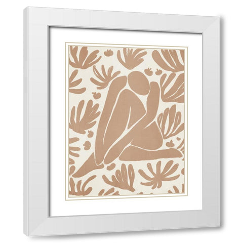 Wholeness V White Modern Wood Framed Art Print with Double Matting by Urban Road