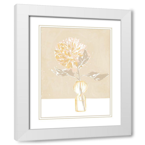 Bliss II White Modern Wood Framed Art Print with Double Matting by Urban Road