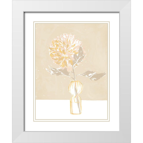 Bliss II White Modern Wood Framed Art Print with Double Matting by Urban Road