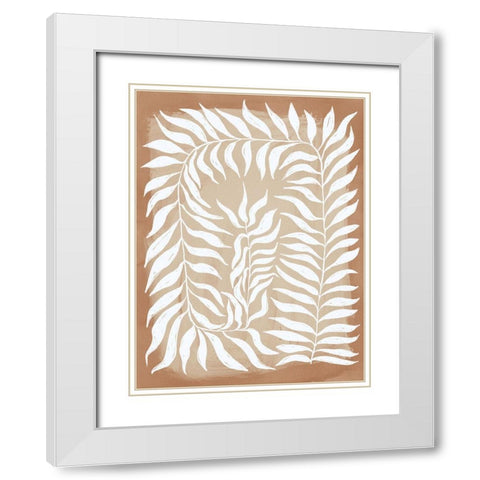 Travels Bronze White Modern Wood Framed Art Print with Double Matting by Urban Road