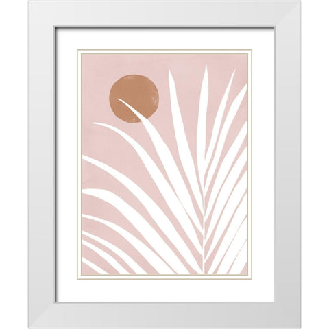 Canopy IIII White Modern Wood Framed Art Print with Double Matting by Urban Road