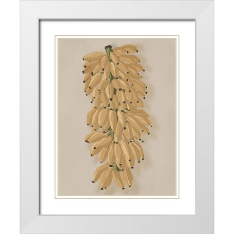 Platano I Clay White Modern Wood Framed Art Print with Double Matting by Urban Road
