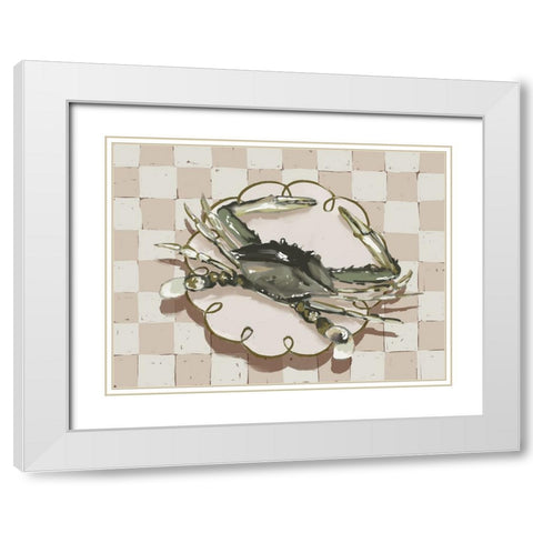 Late Lunch Neutral White Modern Wood Framed Art Print with Double Matting by Urban Road