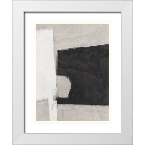 Always a Way Black White Modern Wood Framed Art Print with Double Matting by Urban Road