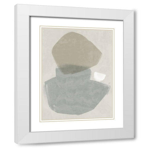 Balanced Grey White Modern Wood Framed Art Print with Double Matting by Urban Road