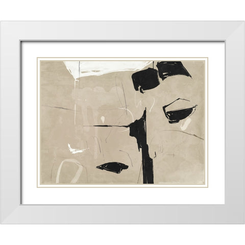 Back To The Drawing Board IIII White Modern Wood Framed Art Print with Double Matting by Urban Road