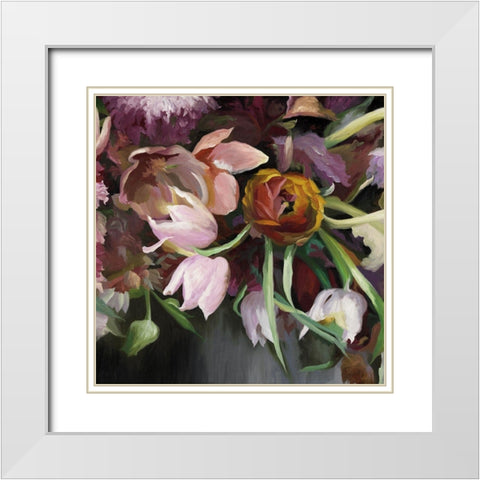 Tiptoe White Modern Wood Framed Art Print with Double Matting by Urban Road