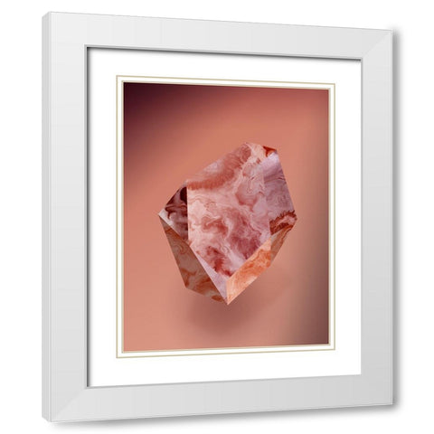 Ochre White Modern Wood Framed Art Print with Double Matting by Urban Road