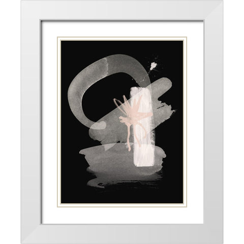 Imperial Tie White Modern Wood Framed Art Print with Double Matting by Urban Road