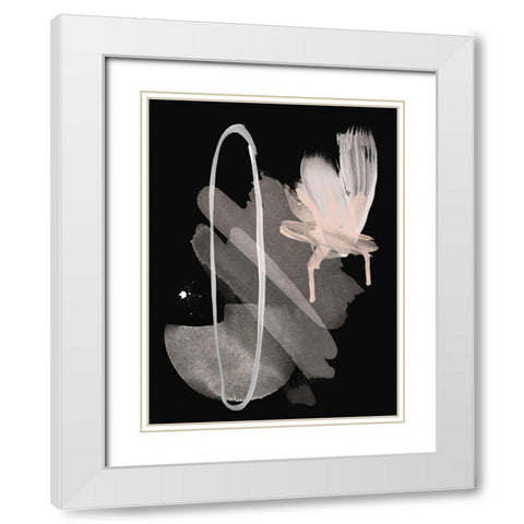Imperial Halo White Modern Wood Framed Art Print with Double Matting by Urban Road