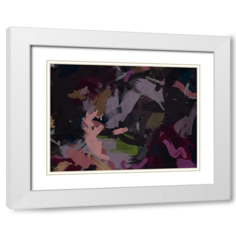 Ringwood White Modern Wood Framed Art Print with Double Matting by Urban Road