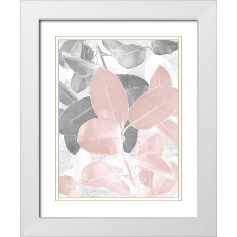 Prim I White Modern Wood Framed Art Print with Double Matting by Urban Road
