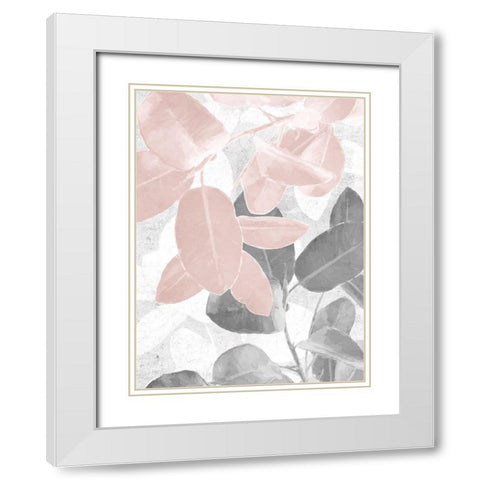 Prim II White Modern Wood Framed Art Print with Double Matting by Urban Road