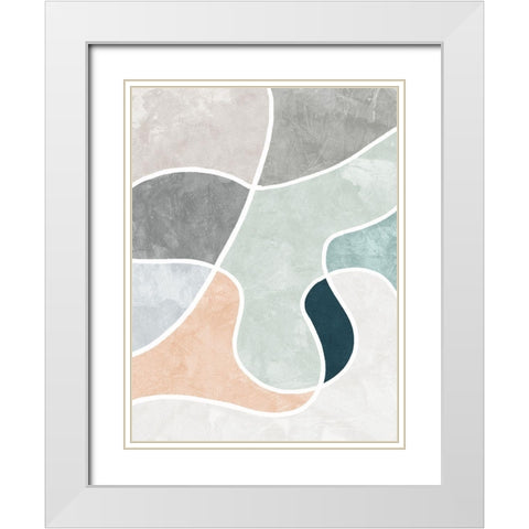 Betty White Modern Wood Framed Art Print with Double Matting by Urban Road