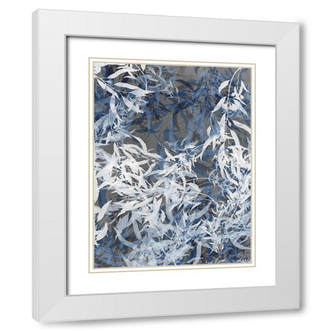 Silhouette I White Modern Wood Framed Art Print with Double Matting by Urban Road