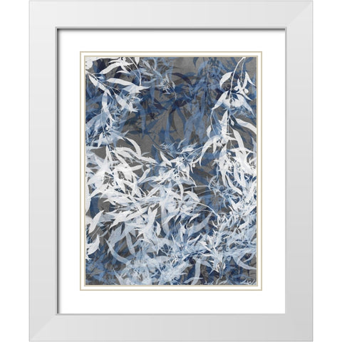 Silhouette I White Modern Wood Framed Art Print with Double Matting by Urban Road