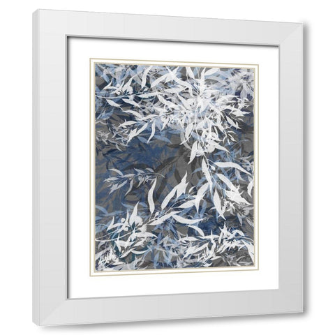 Silhouette II White Modern Wood Framed Art Print with Double Matting by Urban Road