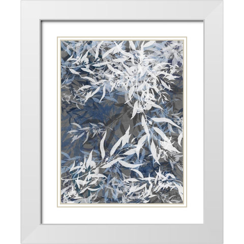 Silhouette II White Modern Wood Framed Art Print with Double Matting by Urban Road