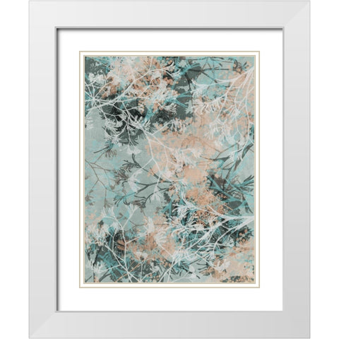 Impression I White Modern Wood Framed Art Print with Double Matting by Urban Road