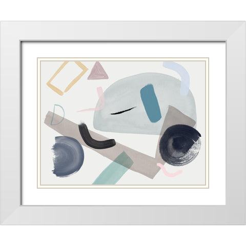 Picturesque White Modern Wood Framed Art Print with Double Matting by Urban Road